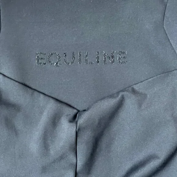 Equiline Women's Riding Breeches/Leggings - Pull On - Knee Grip - Black - XS - Picture 5 of 5